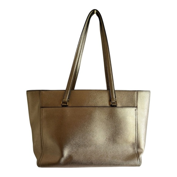 Tory Burch ~Rose Gold Tote~ Pre-Owned - Picture 2 of 10